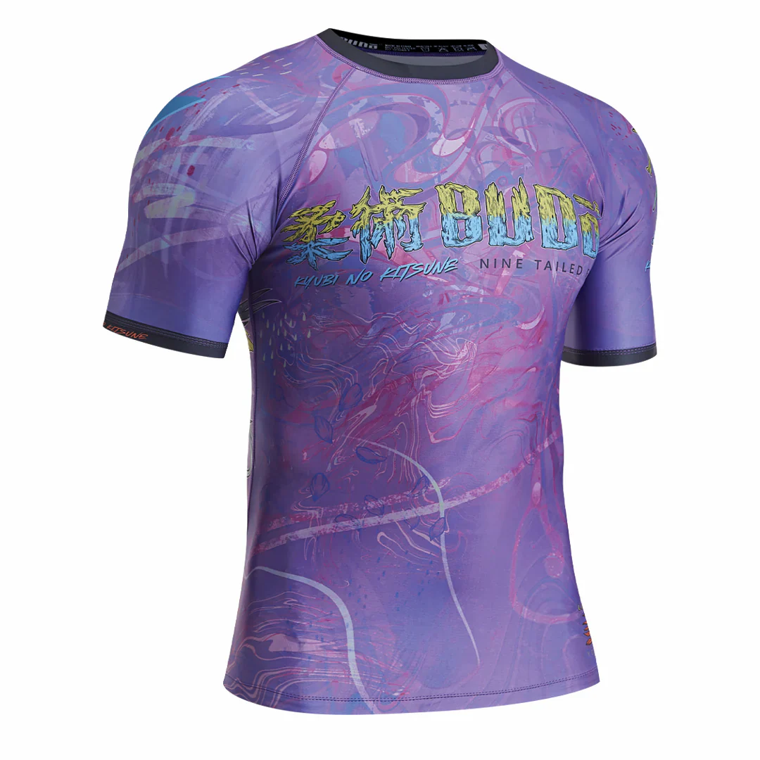Budo Kitsune Rash Guard - Dark - Image 2