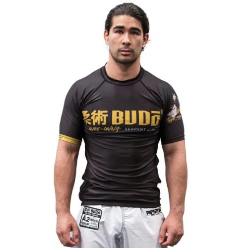 Budo Nure Onna Rash Guard - Black - Image 3