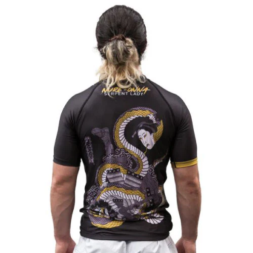 Budo Nure Onna Rash Guard - Black - Image 4