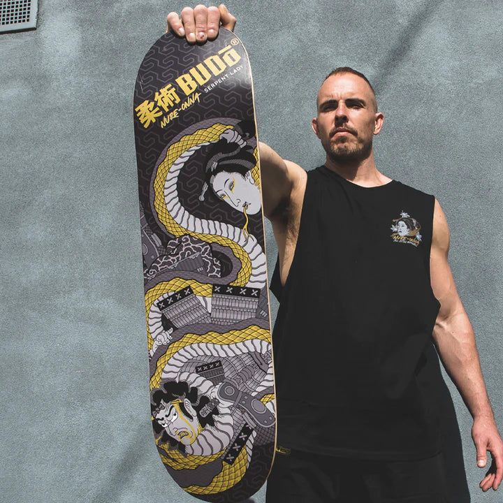 Budo Nure-Onna Short Board Skateboard Deck - Image 3