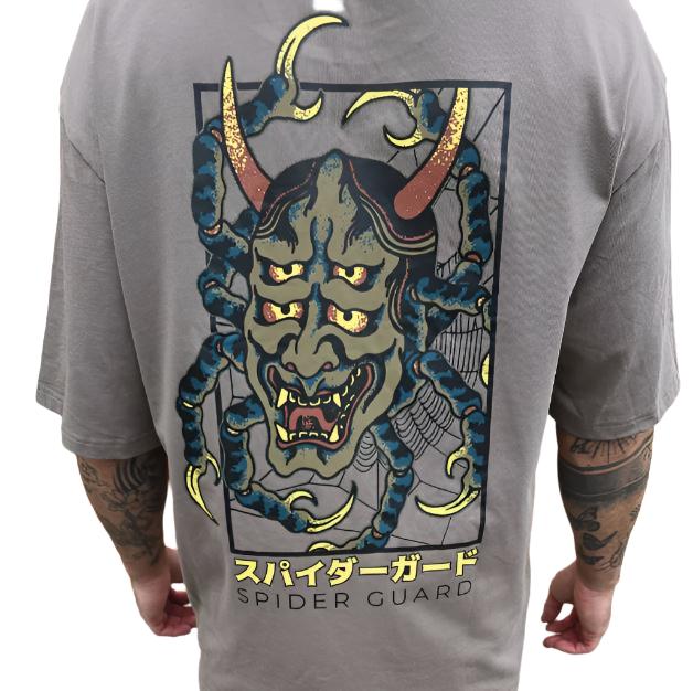 Budo Spider Guard BJJ Oversized T Shirt - Image 3