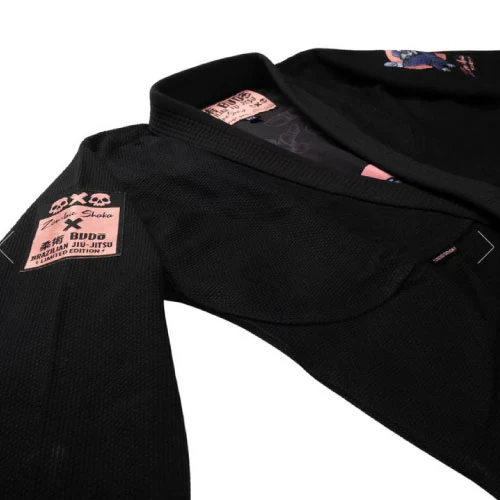 Budo Zombie Shaka BJJ Gi - Black - Image 6
