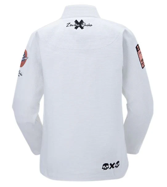 Budo Zombie Shaka BJJ Gi - White - Image 4