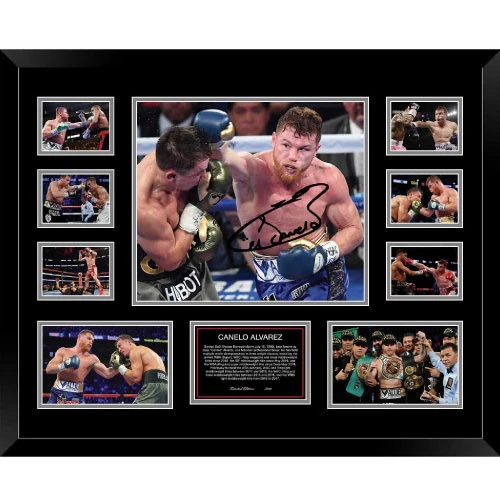Canelo Saul Alvarez Signed Photo Framed Limited Edition