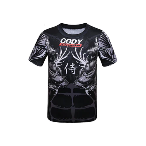 CL Sport Samurai Bushido Kids Short Sleeve Rashguard