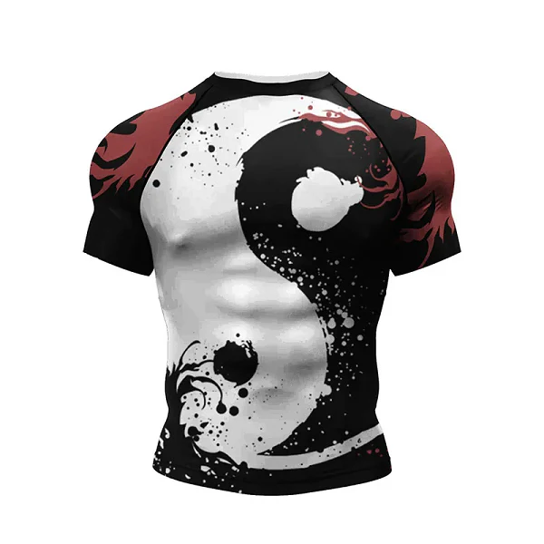 CL Sport Ying & Yang Short Sleeve Rashguard