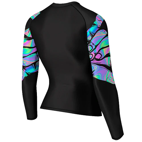 DIYUME Female Grappling Rashguard Psychedelic - Image 2