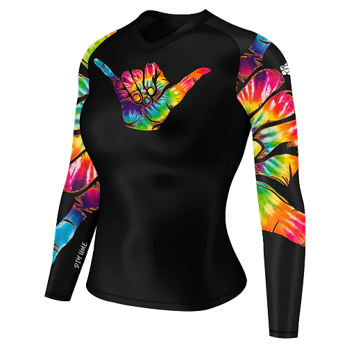 DIYUME Female Grappling Rashguard Rainbow
