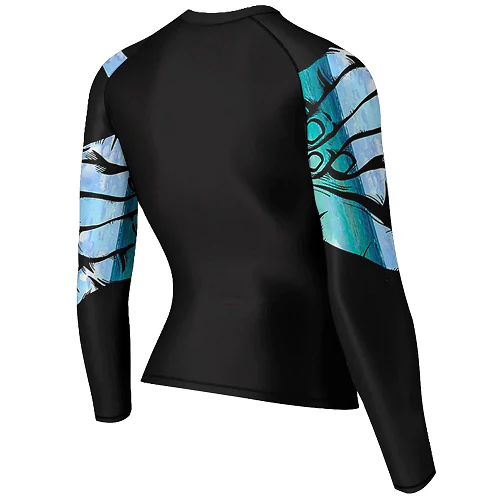 DIYUME Female Grappling Rashguard The Beach - Image 2