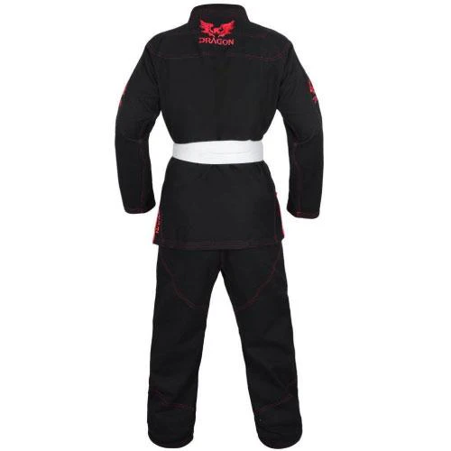 Dragon V2 BJJ Gi - IBJJF Approved - Black - Image 3