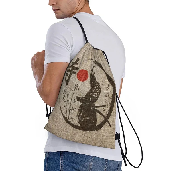 Draw String Glove Bag Backpack I - Image 3