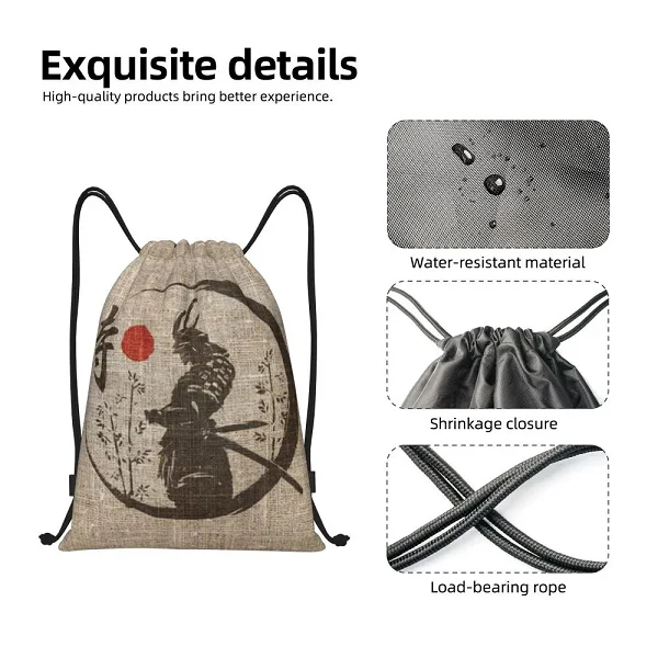 Draw String Glove Bag Backpack I - Image 5