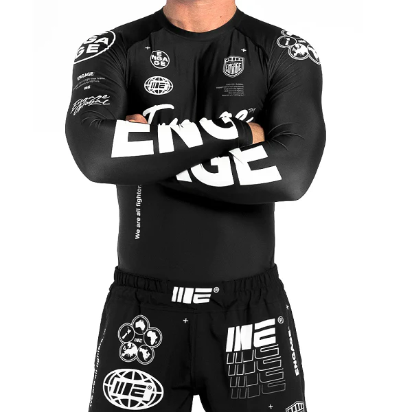 Engage Billboard LS Rash Guard - Black - Image 4
