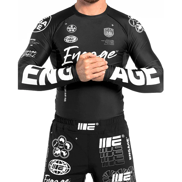 Engage Billboard LS Rash Guard - Black - Image 7