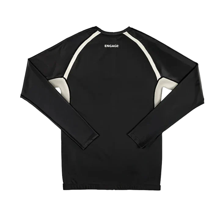 Engage Invictus Long Sleeve Rash Guard - Black - Image 3
