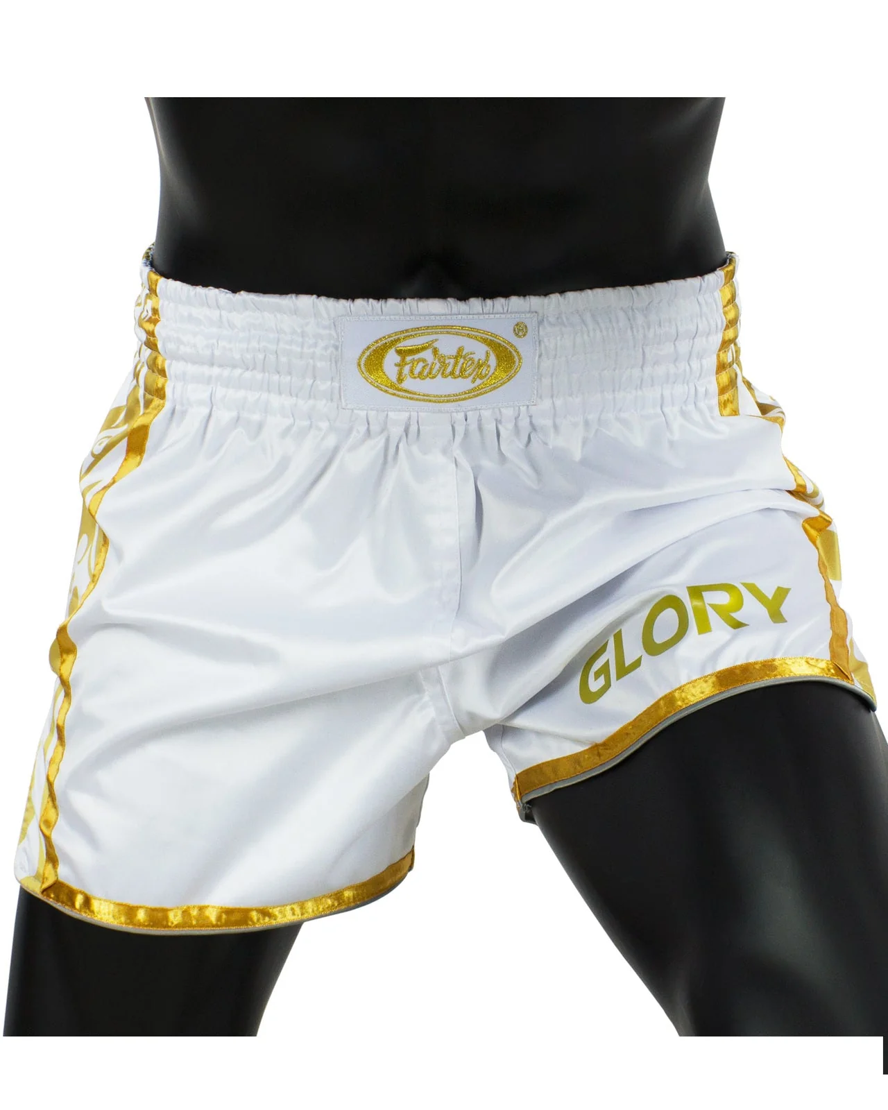 FAIRTEX Glory White Muay Thai Shorts BSG2 - Image 2