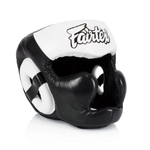 Fairtex HG13 Black Diagonal Vision Headguard - Image 3
