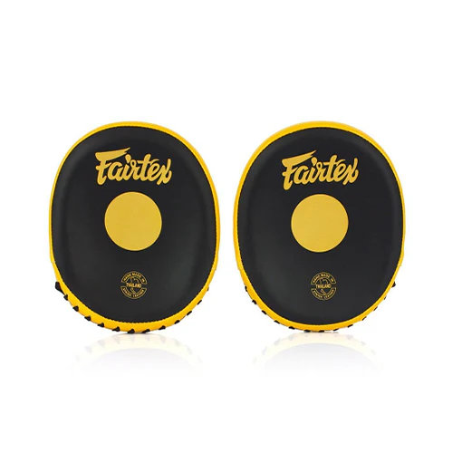 Fairtex FMV15 Micro Focus Mitts - Black/Yellow