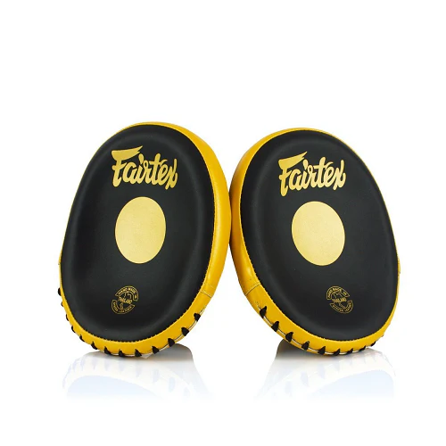 Fairtex FMV15 Micro Focus Mitts - Black/Yellow - Image 2