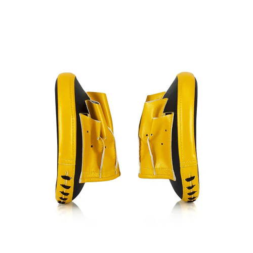 Fairtex FMV15 Micro Focus Mitts - Black/Yellow - Image 3