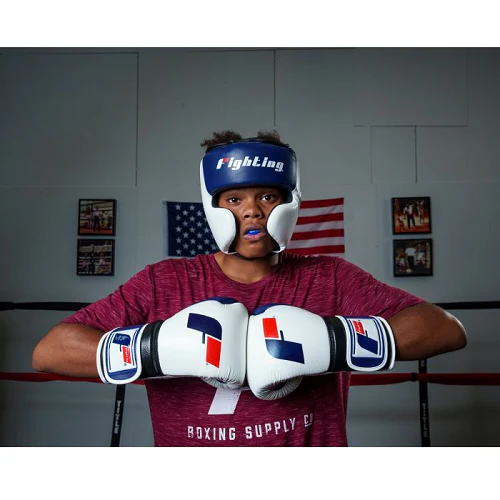 Fighting Force Leather Boxing Gloves - Image 4