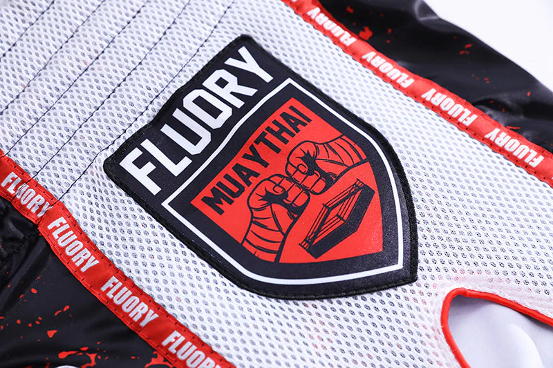 Fluory Bloodbath Muay Thai Shorts Black - Image 6