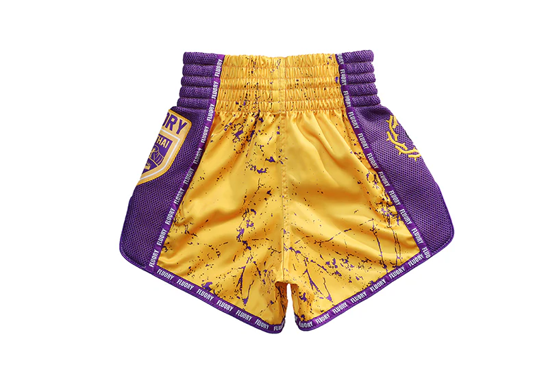 Fluory Bloodbath Muay Thai Shorts Purple - Image 2