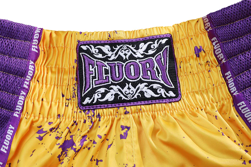 Fluory Bloodbath Muay Thai Shorts Purple - Image 4