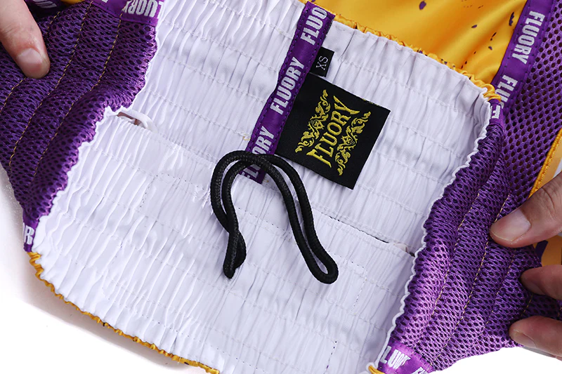 Fluory Bloodbath Muay Thai Shorts Purple - Image 5