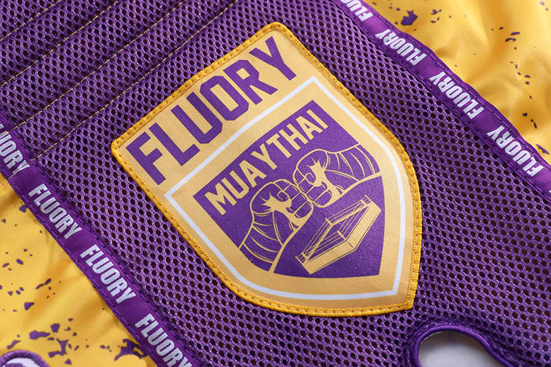 Fluory Bloodbath Muay Thai Shorts Purple - Image 6