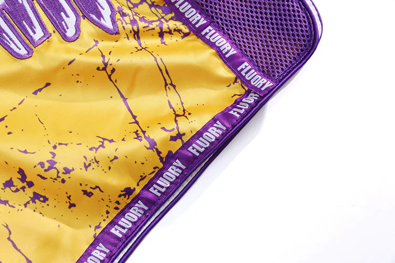 Fluory Bloodbath Muay Thai Shorts Purple - Image 9