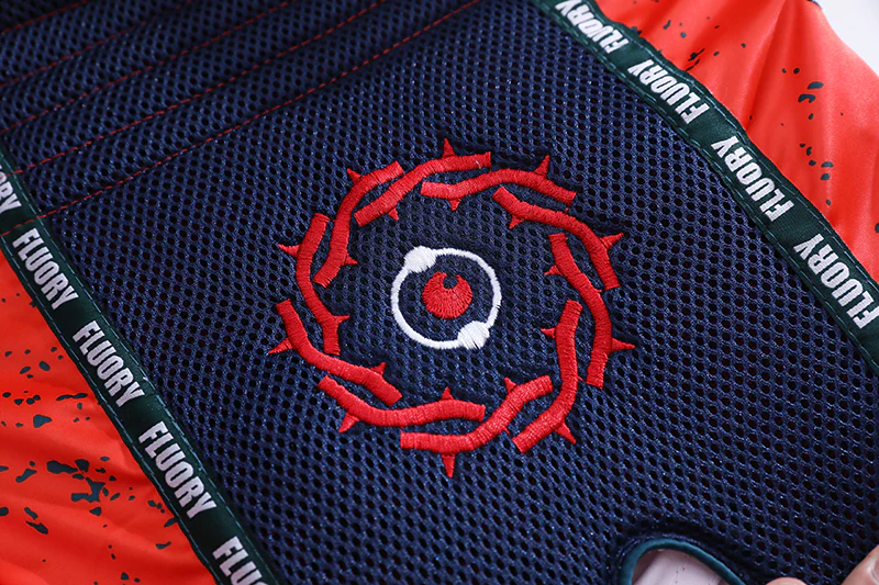 Fluory Bloodbath Muay Thai Shorts Red - Image 8