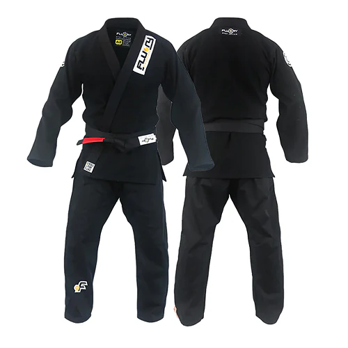 Fluory Grappling Classic BJJ Gi Black - Image 3