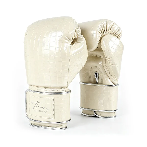Fluory Crocodile Boxing Gloves Cream - Image 2