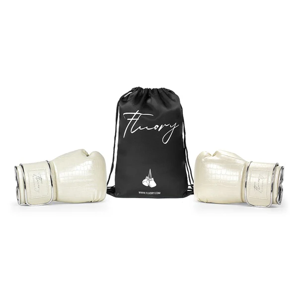 Fluory Crocodile Boxing Gloves Cream - Image 4