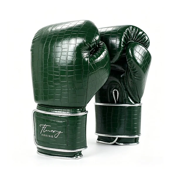 Fluory Crocodile Boxing Gloves Green - Image 2