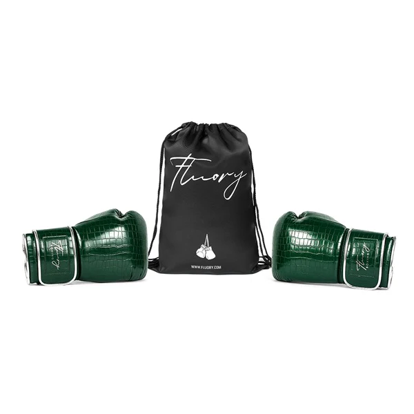 Fluory Crocodile Boxing Gloves Green - Image 4