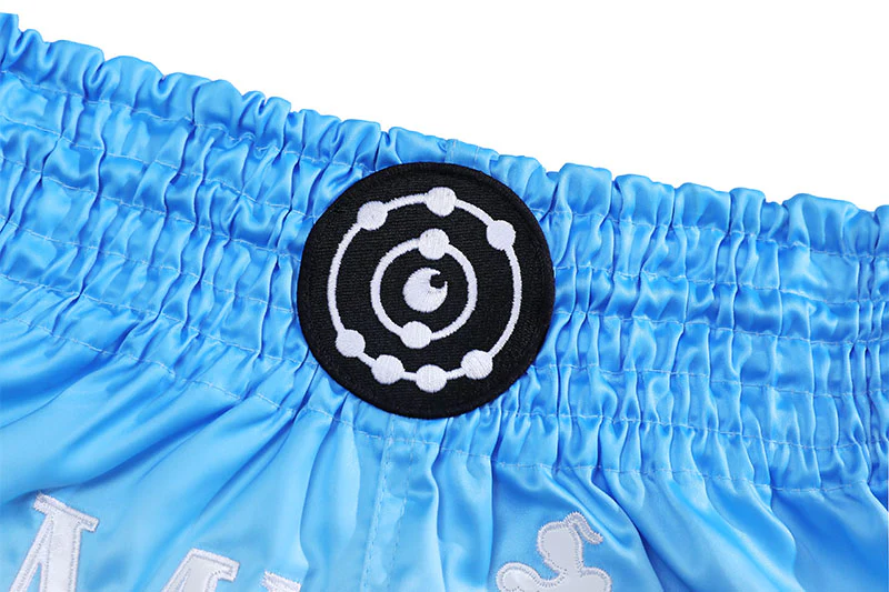 Fluory Fade Muay Thai Shorts Blue - Image 3