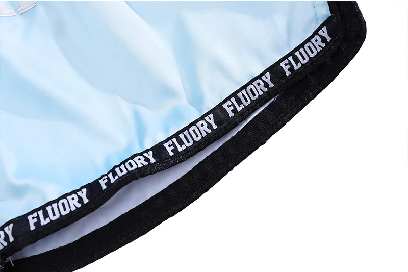 Fluory Fade Muay Thai Shorts Blue - Image 5