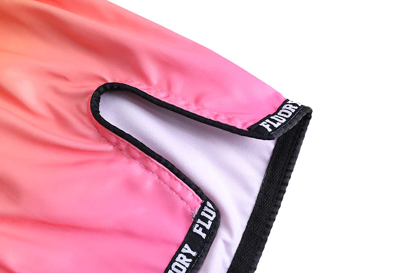 Fluory Fade Muay Thai Shorts Orange - Image 6