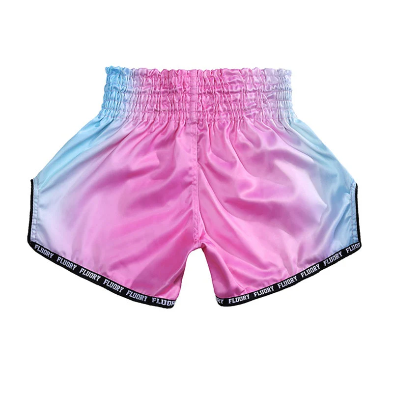 Fluory Fade Muay Thai Shorts Pink - Image 2