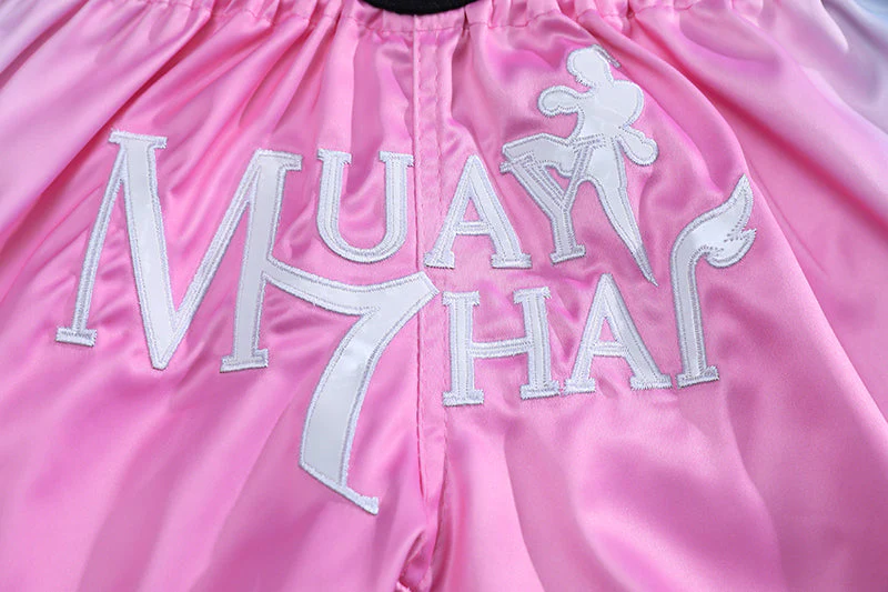 Fluory Fade Muay Thai Shorts Pink - Image 3