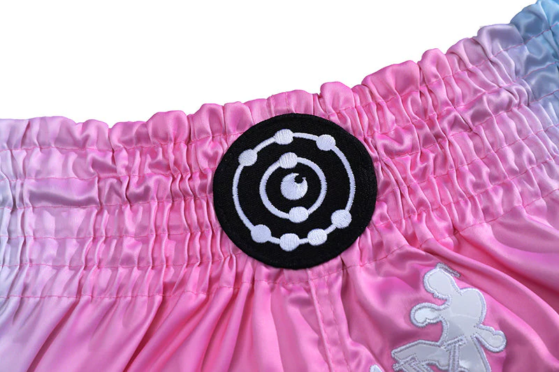 Fluory Fade Muay Thai Shorts Pink - Image 4