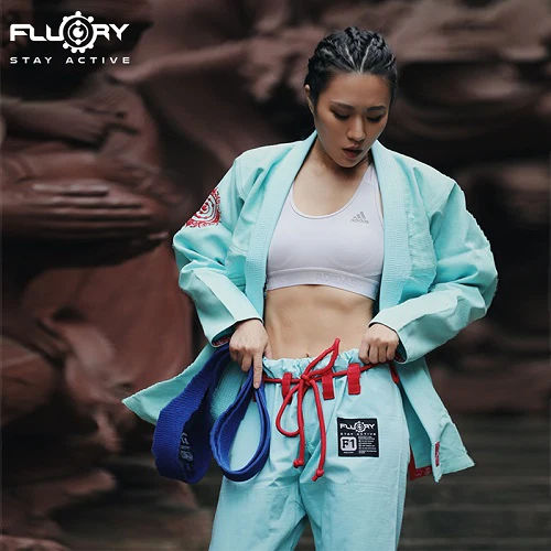 Fluory Grappling Hanfoo BJJ Gi Light Blue - Image 3