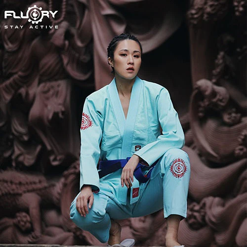 Fluory Grappling Hanfoo BJJ Gi Light Blue - Image 4