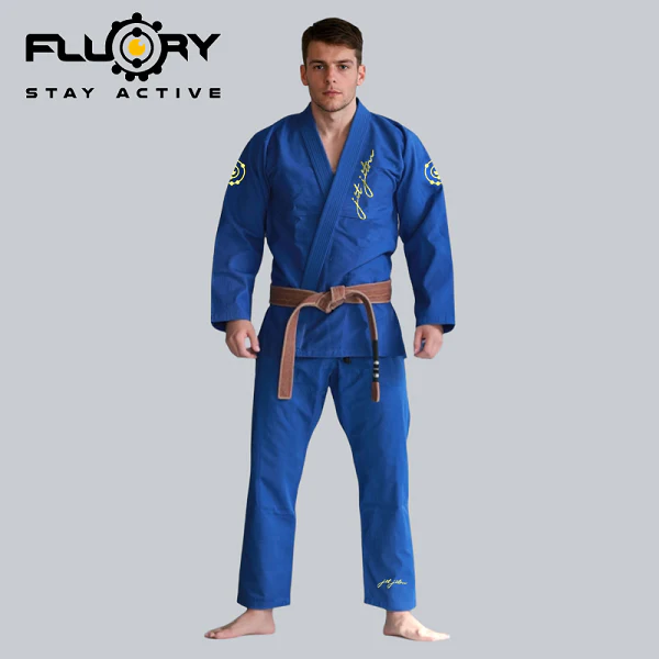 Fluory Grappling Jiu Jitsu Gi Blue - Image 2