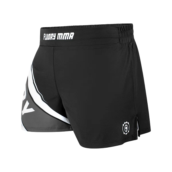 Fluory Grappling MMA Shorts Black - Image 4