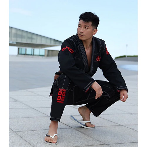 Fluory Grappling No Regret BJJ Gi Black - Image 3