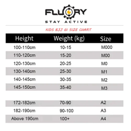 Fluory Grappling Courage Kids BJJ Gi Blue - Image 4