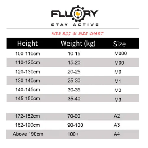 Fluory Grappling Plain Kids Gi - Image 6